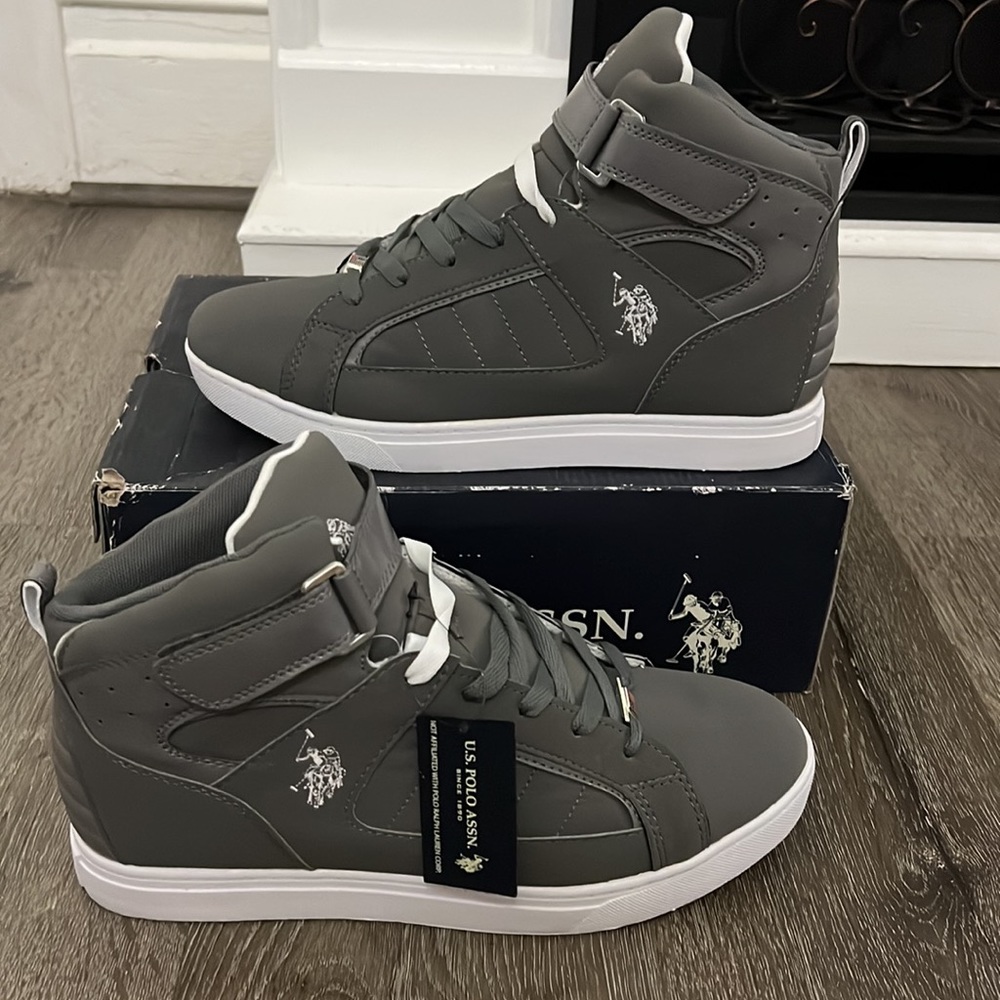 New in Box U.S. Polo Assn. Reese High Top sneakers Men’s size 11 217347-S06
